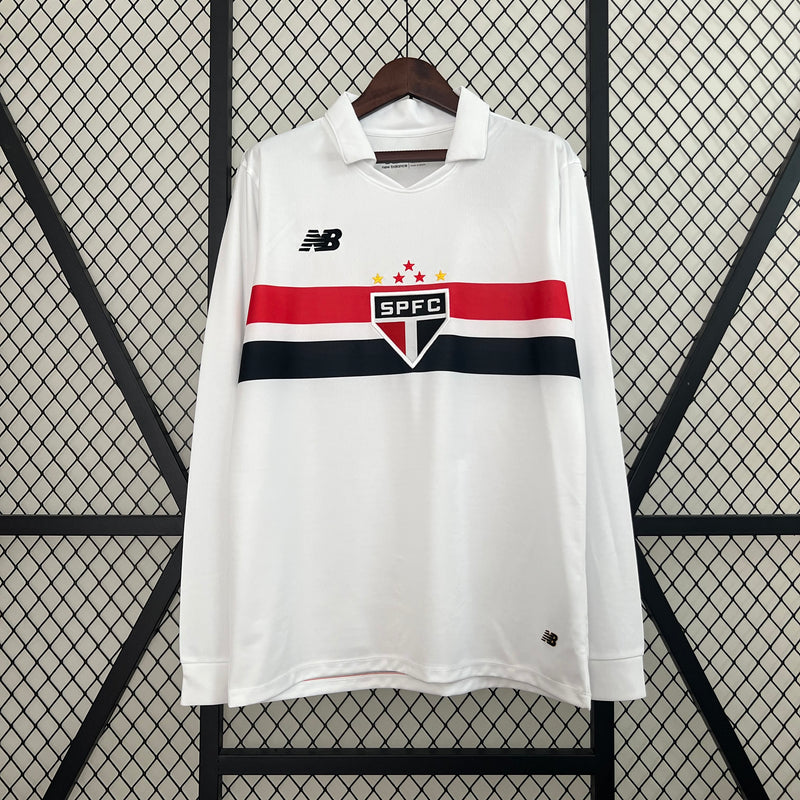 CAMISOLA MANGA LONGA DO SÃO PAULO  24/25 BRANCO