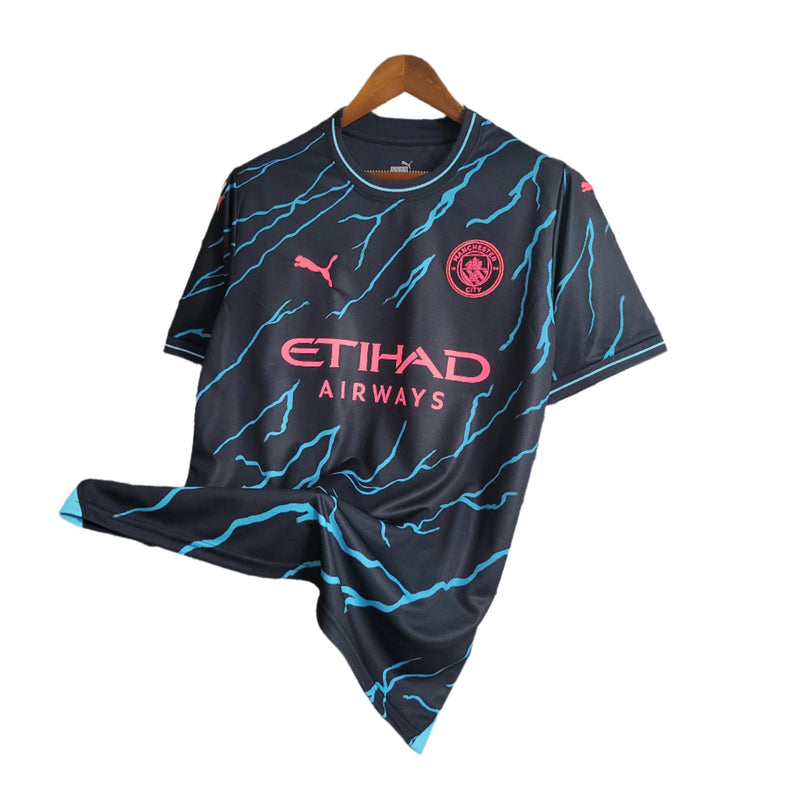 CAMISOLA DO MANCHESTER CITY 24/25 AZUL ESCURO