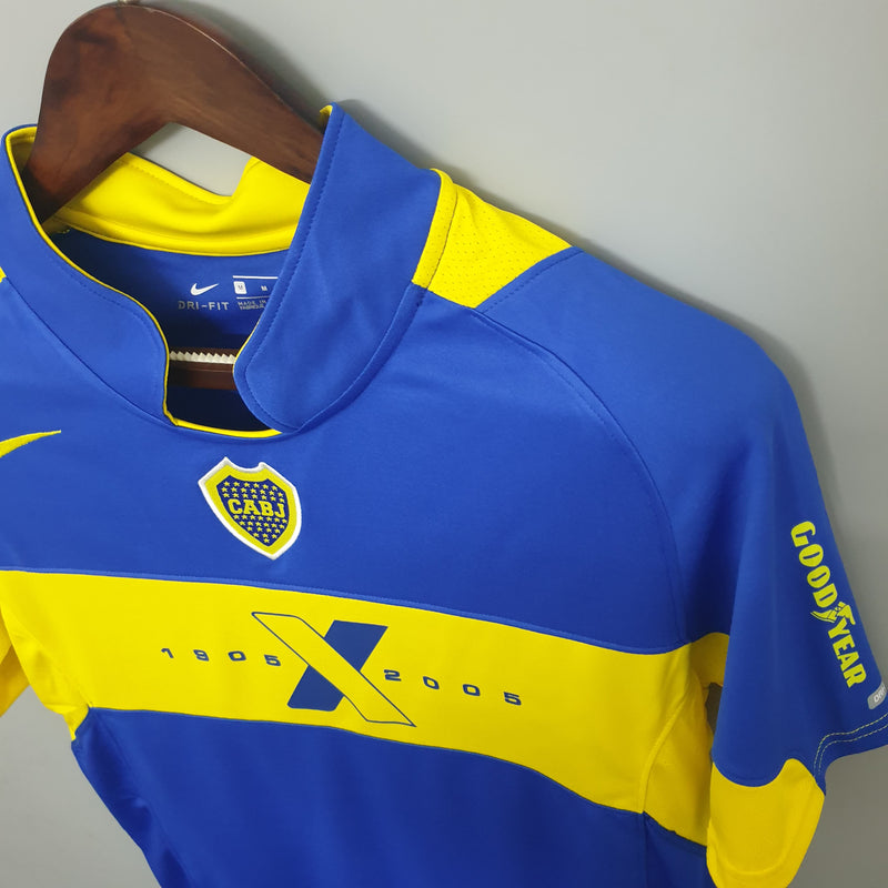 CAMISA RETRÔ DO BOCA JUNIORS 04/05