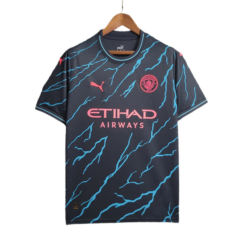 CAMISOLA DO MANCHESTER CITY 24/25 AZUL ESCURO