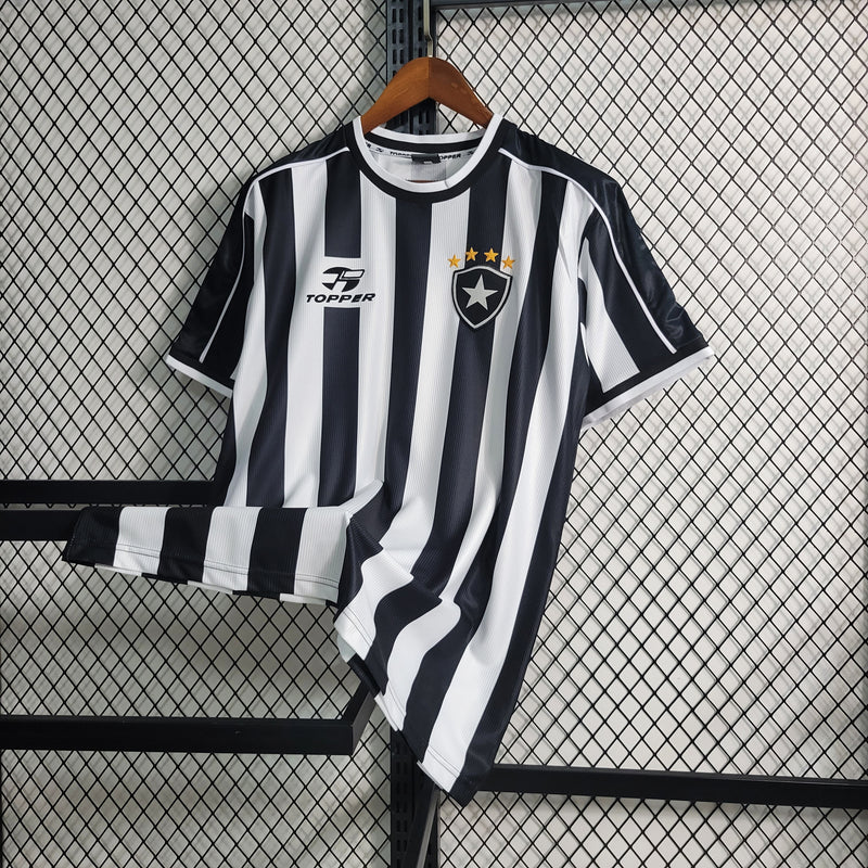 CAMISA RETRÔ DO BOTAFOGO 99/00 PRETO E BRANCO
